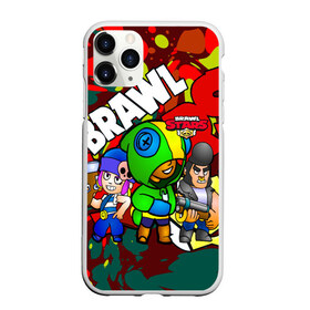 Чехол для iPhone 11 Pro матовый с принтом BRAWL STARS в Кировске, Силикон |  | 8 bit | bea | bib | brawl stars | crow | leon | max | nita | sally leon | shark | акула | биа | биби | бравл старс | ворон | игра | леон | макс | нита | оборотень | салли леон | сэлли леон | шарк