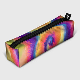 Пенал 3D с принтом TIE-DYE MULTICOLOR в Кировске, 100% полиэстер | плотная ткань, застежка на молнии | dye | multicolor | tie | trend | акварель | брызги | градиент | дай | колор | краски | красочная | мульти | потёки | пятна | радуга | радужная | тай | тайдай | текстура | тренд | хиппи