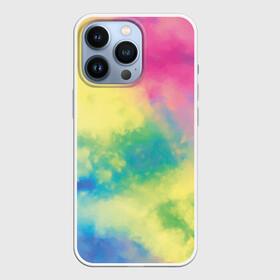 Чехол для iPhone 13 Pro с принтом Tie Dye в Кировске,  |  | Тематика изображения на принте: dye | multicolor | tie | trend | акварель | брызги | градиент | дай | колор | краски | красочная | мульти | потёки | пятна | радуга | радужная | тай | тайдай | текстура | тренд | хиппи