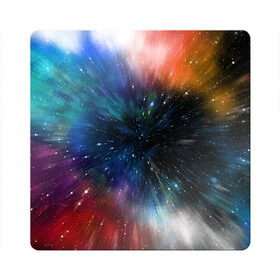 Магнит виниловый Квадрат с принтом Fest в Кировске, полимерный материал с магнитным слоем | размер 9*9 см, закругленные углы | colorful | galaxy | immersion | universe | вселенная | галактика | погружение | разноцветный