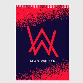 Скетчбук с принтом ALAN WALKER / АЛАН УОКЕР в Кировске, 100% бумага
 | 48 листов, плотность листов — 100 г/м2, плотность картонной обложки — 250 г/м2. Листы скреплены сверху удобной пружинной спиралью | alan | faded | house | logo | music | walker | алан | вокер | волкер | диджей | лого | логотип | логотипы | музыка | музыкант | символ | символы | танцеальная | уокер | хаус | электронная
