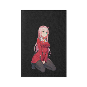 Обложка для паспорта матовая кожа с принтом ZeroTwo (Darling in the Franx) в Кировске, натуральная матовая кожа | размер 19,3 х 13,7 см; прозрачные пластиковые крепления | 002 | ahegao | anime | darling | franx | franxx | girl | girls | in | senpai | the | two | waifu | zero | zerotwo | аниме | ахегао | вайфу | девушка | семпай | сенпай | тян