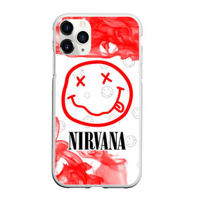 Чехол для iPhone 11 Pro Max матовый с принтом NIRVANA / НИРВАНА в Кировске, Силикон |  | band | cobain | face | kurt | logo | music | nirvana | rock | rocknroll | группа | кобейн | курт | лого | логотип | музыка | музыкальная | нирвана | рожица | рок | рокнролл | символ