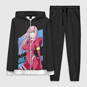 Женский костюм 3D с принтом Zero Two in costume в Кировске,  |  | 002 | 02 | ahegao | anime | darling | franx | franxx | girl | girls | in | senpai | the | two | waifu | zero | zerotwo | аниме | ахегао | вайфу | девушка | семпай | сенпай | тян