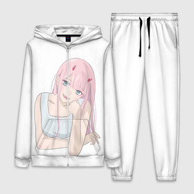 Женский костюм 3D с принтом Милая Zero Two в Кировске,  |  | 002 | 02 | ahegao | anime | darling | franx | franxx | girl | girls | in | senpai | the | two | waifu | zero | zerotwo | аниме | ахегао | вайфу | девушка | семпай | сенпай | тян