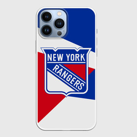 Чехол для iPhone 13 Pro Max с принтом Нью Йорк Рейнджерс в Кировске,  |  | hockey | new york | new york rangers | nhl | rangers | usa | нхл | нью йорк | нью йорк рейнджерс | рейнджерс | спорт | сша | хоккей | шайба