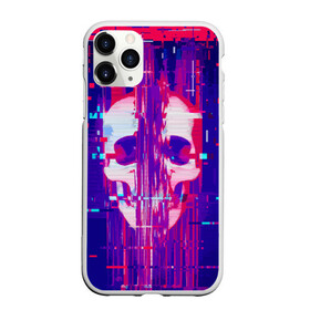 Чехол для iPhone 11 Pro матовый с принтом Skull glitch в Кировске, Силикон |  | Тематика изображения на принте: color | fashion | glitch | jaw | skull | vanguard | авангард | глитч | мода | пасть | цвет | череп