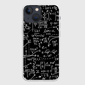 Чехол для iPhone 13 mini с принтом Формулы в Кировске,  |  | Тематика изображения на принте: алгебра | математика | математические формулы | наука | научные формулы | формулы