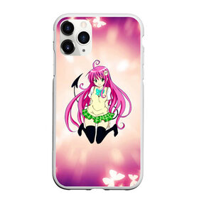 Чехол для iPhone 11 Pro матовый с принтом To Love-Ru: Trouble в Кировске, Силикон |  | cute | darkness | kawaii | аниме девушка | бабочки | девилюк | золотая тьма | кавайный | комедия | лала | любовь и прочие неприятности | милашка | момо | немезида | немезис | няшный | харуна | школа | этти