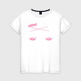 Женская футболка хлопок с принтом Everyday 2007 в Кировске, 100% хлопок | прямой крой, круглый вырез горловины, длина до линии бедер, слегка спущенное плечо | 2007 | emo | верни мне мой 2007 | вмм2007 | емо | эмо