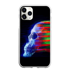 Чехол для iPhone 11 Pro Max матовый с принтом Glitch skull в Кировске, Силикон |  | Тематика изображения на принте: color | glitch | paint | skull | vanguard | авангард | глитч | краска | цвет | череп