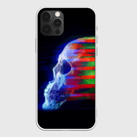 Чехол для iPhone 12 Pro Max с принтом Glitch skull в Кировске, Силикон |  | color | glitch | paint | skull | vanguard | авангард | глитч | краска | цвет | череп