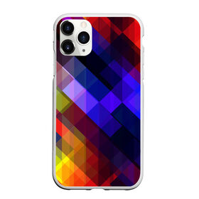 Чехол для iPhone 11 Pro Max матовый с принтом Горен в Кировске, Силикон |  | abstraction | colorful | cubes | obliquely | stripes | texture | абстракция | кубы | наискось | полосы | разноцветный | текстура