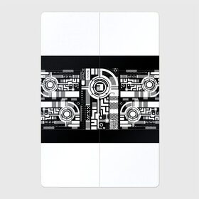 Магнитный плакат 2Х3 с принтом Будущее,01, в Кировске, Полимерный материал с магнитным слоем | 6 деталей размером 9*9 см | абстракция | киберпанк | круги | механизм | надпись | символ | схема | узор