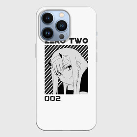 Чехол для iPhone 13 Pro с принтом Zero Two в Кировске,  |  | 002 | 02 | cyber | cyberpunk | darling | franxx | japan | two | zero | zerotwo | два | девушка | демон | дьявол | зеро | зероту | зеротул | итиго | ичиго | киберпанк | меха | мехо | милый | ноль | нольдва | ту | франксе | франсе | хиро