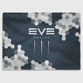Плед 3D с принтом EVE ONLINE / ИВ ОНЛАЙН в Кировске, 100% полиэстер | закругленные углы, все края обработаны. Ткань не мнется и не растягивается | echo | echoes | eve | game | games | logo | online | space | ев онлайн | ев эхо | еве | ив онлайн | ив эхо | игра | игры | космос | лого | логотип | логотипы | онлайн | символ | символы | эхо | эхос