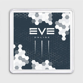 Магнит 55*55 с принтом EVE ONLINE / ИВ ОНЛАЙН в Кировске, Пластик | Размер: 65*65 мм; Размер печати: 55*55 мм | Тематика изображения на принте: echo | echoes | eve | game | games | logo | online | space | ев онлайн | ев эхо | еве | ив онлайн | ив эхо | игра | игры | космос | лого | логотип | логотипы | онлайн | символ | символы | эхо | эхос