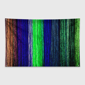 Флаг-баннер с принтом GD в Кировске, 100% полиэстер | размер 67 х 109 см, плотность ткани — 95 г/м2; по краям флага есть четыре люверса для крепления | bright | colorful | fabric | texture | разноцветный | текстура | ткань | яркий