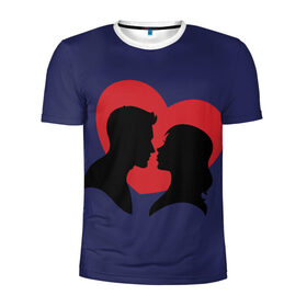 Мужская футболка 3D спортивная с принтом Sexy 13 в Кировске, 100% полиэстер с улучшенными характеристиками | приталенный силуэт, круглая горловина, широкие плечи, сужается к линии бедра | lips | влюбленным | любовь | отношения | сердца