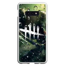 Чехол для Samsung S10E с принтом Dead by Daylight в Кировске, Силикон | Область печати: задняя сторона чехла, без боковых панелей | dbd | dead by daylight | esport | games | survival horror | дбд | дед бай дейлайт | игроки | игролюбители | игроманы | игры | киберспорт | мертвы к рассвету