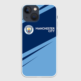 Чехол для iPhone 13 mini с принтом MANCHESTER CITY Манчестер Сити в Кировске,  |  | city | club | footbal | logo | manchester | знак | клуб | логотип | логотипы | манчестер | символ | символы | сити | форма | футбол | футбольная | футбольный