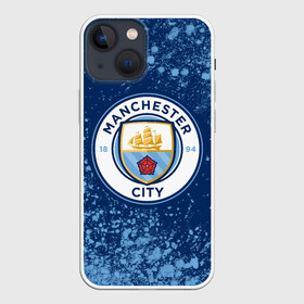 Чехол для iPhone 13 mini с принтом MANCHESTER CITY Манчестер Сити в Кировске,  |  | city | club | footbal | logo | manchester | знак | клуб | логотип | логотипы | манчестер | символ | символы | сити | форма | футбол | футбольная | футбольный