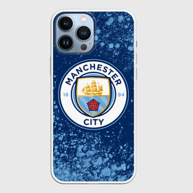 Чехол для iPhone 13 Pro Max с принтом MANCHESTER CITY Манчестер Сити в Кировске,  |  | Тематика изображения на принте: city | club | footbal | logo | manchester | знак | клуб | логотип | логотипы | манчестер | символ | символы | сити | форма | футбол | футбольная | футбольный