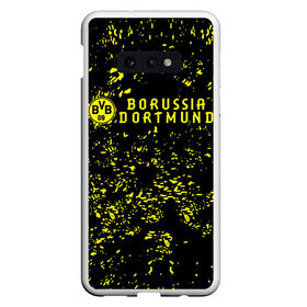 Чехол для Samsung S10E с принтом BORUSSIA. в Кировске, Силикон | Область печати: задняя сторона чехла, без боковых панелей | Тематика изображения на принте: borussia | fc | football | football club | sport | боруссия | спорт | спортивные | униформа | фирменные цвета | фк | футбол | футбольный клуб