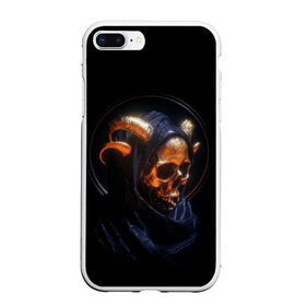 Чехол для iPhone 7Plus/8 Plus матовый с принтом Golden skull | 1.1 в Кировске, Силикон | Область печати: задняя сторона чехла, без боковых панелей | Тематика изображения на принте: cool | cyborg | decoration | fashion | fear | ghost | halloween | head | horror | robot | skeleton | skull | technology | голова | киборг | круто | мода | призрак | робот | скелет | технологии | ужас | украшение | хеллоуин | череп