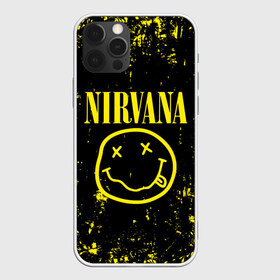 Чехол для iPhone 12 Pro Max с принтом Nirvana в Кировске, Силикон |  | Тематика изображения на принте: music | nirvana | rock | smile | американская рок группа | гранж | известные личности | крист новоселич | курт кобейн | музыка | музыканты | нирвана | панк рок | певцы | рок | смайл | хард рок | хэви металл