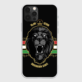 Чехол для iPhone 12 Pro Max с принтом Таджикистан в Кировске, Силикон |  | crown | golden | king | lion | republic | tajikistan | золотой | король | корона | лев | республика | таджикистан | царь