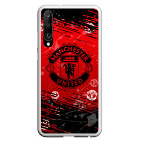 Чехол для Honor P30 с принтом MANCHESTER UNITED. в Кировске, Силикон | Область печати: задняя сторона чехла, без боковых панелей | 