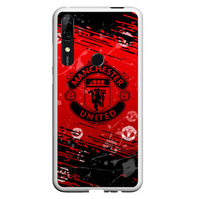 Чехол для Honor P Smart Z с принтом MANCHESTER UNITED. в Кировске, Силикон | Область печати: задняя сторона чехла, без боковых панелей | 