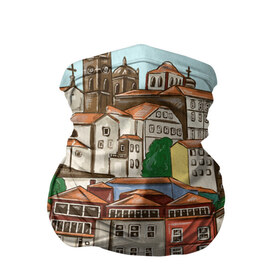 Бандана-труба 3D с принтом Порту, Португалия, домики в Кировске, 100% полиэстер, ткань с особыми свойствами — Activecool | плотность 150‒180 г/м2; хорошо тянется, но сохраняет форму | city | old town | porto | portugal | город | город на холме | городской пейзаж | домики | оранжевые крыши | отпуск | порту | португалия | путешествие | старый город