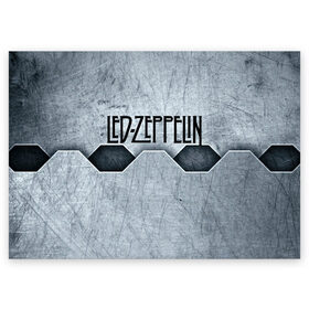 Поздравительная открытка с принтом Led Zeppelin. в Кировске, 100% бумага | плотность бумаги 280 г/м2, матовая, на обратной стороне линовка и место для марки
 | led zeppelin | music | rock | блюз рок | британская рок группа | джимми пейдж | известные личности | лед зеппелин | лэд зиппелин | музыка | музыканты | певцы | рок | фолк рок | хард рок | хеви метал