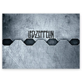 Поздравительная открытка с принтом Led Zeppelin. в Кировске, 100% бумага | плотность бумаги 280 г/м2, матовая, на обратной стороне линовка и место для марки
 | Тематика изображения на принте: led zeppelin | music | rock | блюз рок | британская рок группа | джимми пейдж | известные личности | лед зеппелин | лэд зиппелин | музыка | музыканты | певцы | рок | фолк рок | хард рок | хеви метал