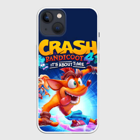 Чехол для iPhone 13 с принтом Crash Bandicoot в Кировске,  |  | aku aku | crash bandicoot | бандикут | игры | крэш бандикут