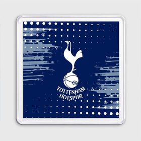 Магнит 55*55 с принтом TOTTENHAM HOTSPUR. в Кировске, Пластик | Размер: 65*65 мм; Размер печати: 55*55 мм | Тематика изображения на принте: football | football club | sport | tottenham | tottenham hotspur | спорт | спортивные | тоттенхэм | униформа | фирменные цвета | футбол | футбольный клуб