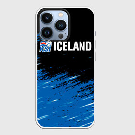 Чехол для iPhone 13 Pro с принтом KSI ICELAND. в Кировске,  |  | 2019 | 2020 | fc | football | iceland | ksi | sport | исландия | кси | сборная исландии | спорт | спортивные | униформа | фирменные цвета | фк | футбол | футбольный клуб