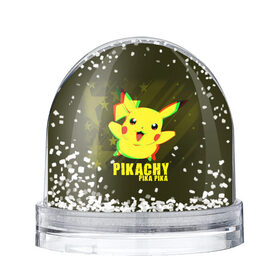 Снежный шар с принтом Pikachu Pika Pika в Кировске, Пластик | Изображение внутри шара печатается на глянцевой фотобумаге с двух сторон | pika | pikachu | аниме | детская | детям | игры | молния | мышка | мышь | пика | пикачу | покемон | покемоны