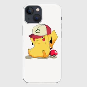 Чехол для iPhone 13 mini с принтом Pikachu Pika Pika в Кировске,  |  | pika | pikachu | аниме | детская | детям | игры | молния | мышка | мышь | пика | пикачу | покемон | покемоны