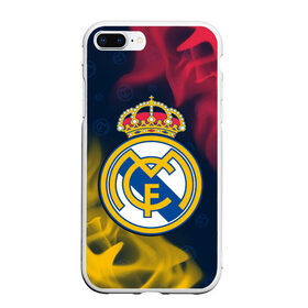 Чехол для iPhone 7Plus/8 Plus матовый с принтом REAL MADRID / РЕАЛ МАДРИД в Кировске, Силикон | Область печати: задняя сторона чехла, без боковых панелей | Тематика изображения на принте: football | logo | madrid | real | realmadrid | sport | клуб | лого | логотип | логотипы | мадрид | реал | реалмадрид | символ | символы | спорт | форма | футбол | футбольная