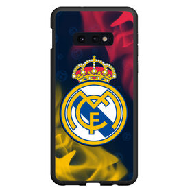 Чехол для Samsung S10E с принтом REAL MADRID / РЕАЛ МАДРИД в Кировске, Силикон | Область печати: задняя сторона чехла, без боковых панелей | football | logo | madrid | real | realmadrid | sport | клуб | лого | логотип | логотипы | мадрид | реал | реалмадрид | символ | символы | спорт | форма | футбол | футбольная