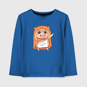 Детский лонгслив хлопок с принтом Himouto! Umaru-chan в Кировске, 100% хлопок | круглый вырез горловины, полуприлегающий силуэт, длина до линии бедер | Тематика изображения на принте: anime himouto | anime umaru | himoto | himouto | himouto umaru | himouto umaru chan | umaru | umaru chan | аниме | аниме умару | аниме химото | двуличная сестренка умару | умару | химото | химото умару тян