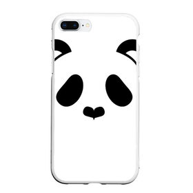 Чехол для iPhone 7Plus/8 Plus матовый с принтом Panda в Кировске, Силикон | Область печати: задняя сторона чехла, без боковых панелей | Тематика изображения на принте: panda | животные | медведь | мишка | панда