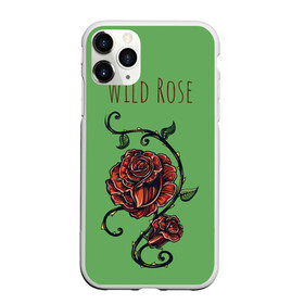 Чехол для iPhone 11 Pro Max матовый с принтом ДИКАЯ РОЗА в Кировске, Силикон |  | Тематика изображения на принте: дикая роза | роза | розы | татуировка роза | узоры. | цветы