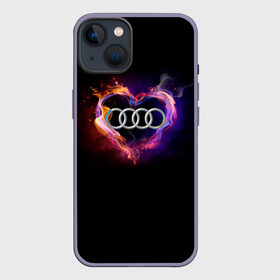 Чехол для iPhone 13 с принтом Audi в Кировске,  |  | Тематика изображения на принте: audi | audi в сердце | audi лого | audi марка | audi эмблема | love audi | ауди | ауди значок | ауди лого | ауди чб значок | ауди эмблема | горящее сердце | значок audi | лого автомобиля | логотип audi | логотип ауди