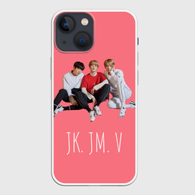 Чехол для iPhone 13 mini с принтом BTS TRIO в Кировске,  |  | bts | jimin | jungkook | taehyung | v