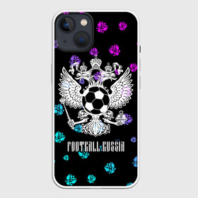 Чехол для iPhone 13 с принтом FOOTBALL RUSSIA   Футбол в Кировске,  |  | Тематика изображения на принте: football | russia | sport | арсенал | ахмат | герб | динамо | зенит | краснодар | локомотив | россии | российский | россия | ростов | ротор | рубин | русский | сборная | символ | союз | спартак | спорт | форма