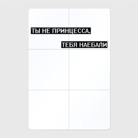 Магнитный плакат 2Х3 с принтом Принцессам в Кировске, Полимерный материал с магнитным слоем | 6 деталей размером 9*9 см | Тематика изображения на принте: арт | надпись | текст